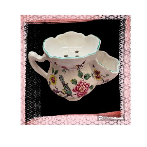 James Kent Old Foley Chinese Rose Shaving Mug - Picture 1 of 12